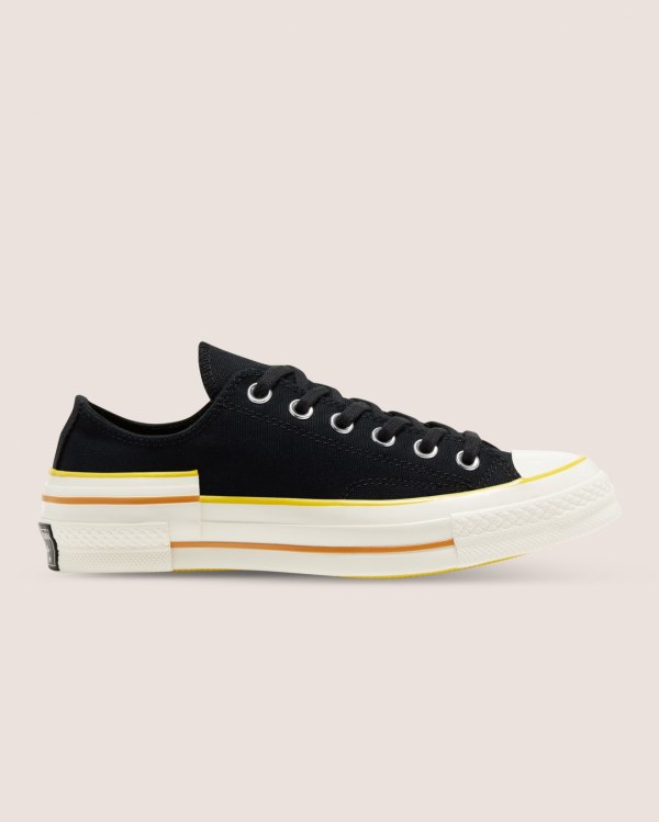 Converse Chuck 70 Hacked Heel Sort Sko Danmark - Converse Lave Sneakers Dame - 83296VZPR